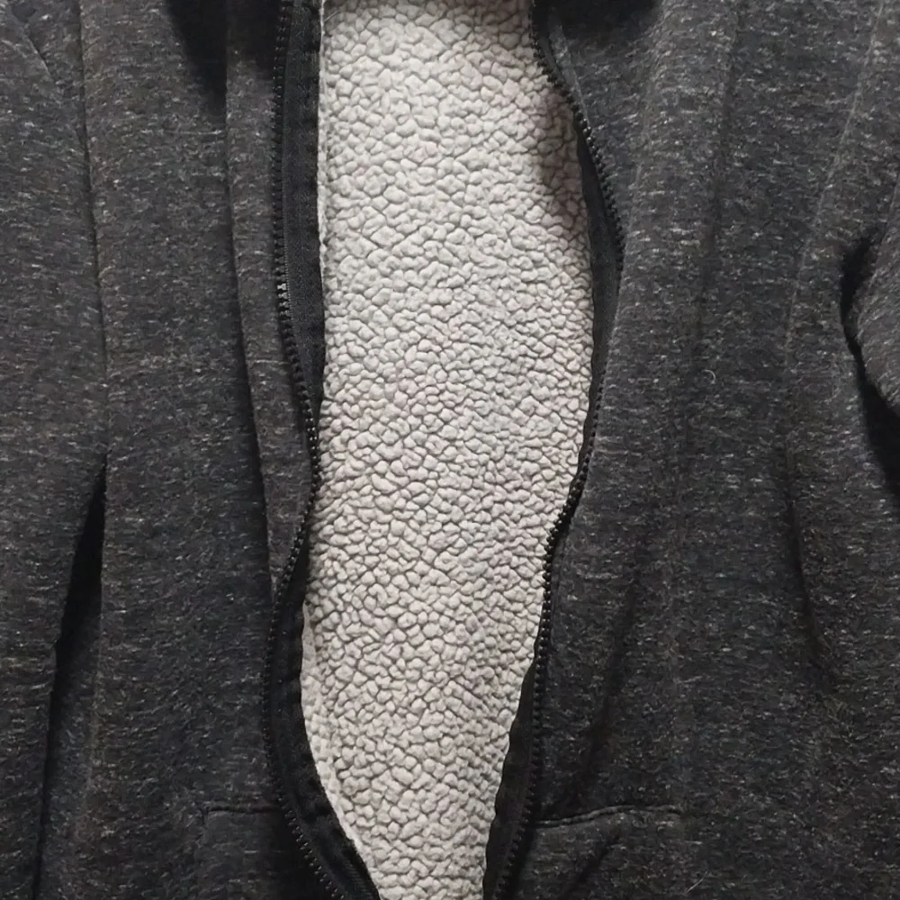 Hollywood Gray Hooded Zip-Up Jacket 14/16